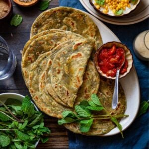 Pudina Paratha Featured Image.