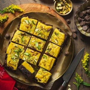 Brownie burfi featured image.