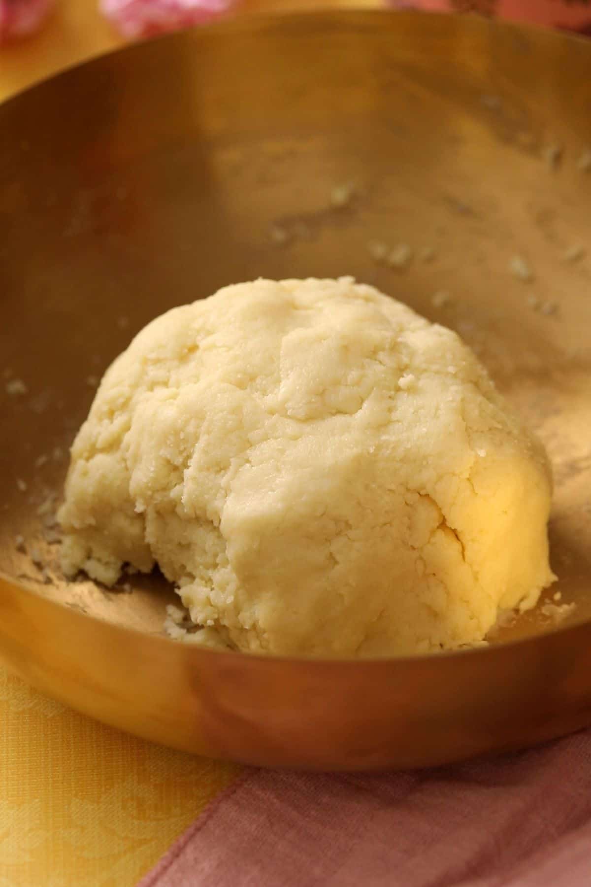 Dough for gulab jamun is ready.