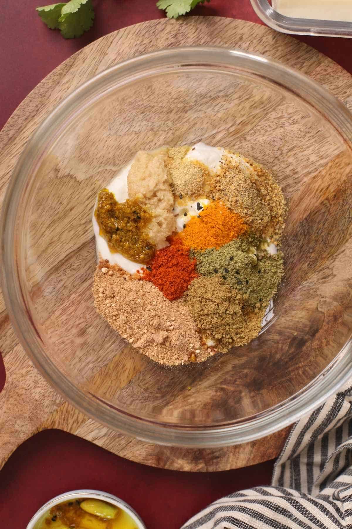 Marinade for making tikka