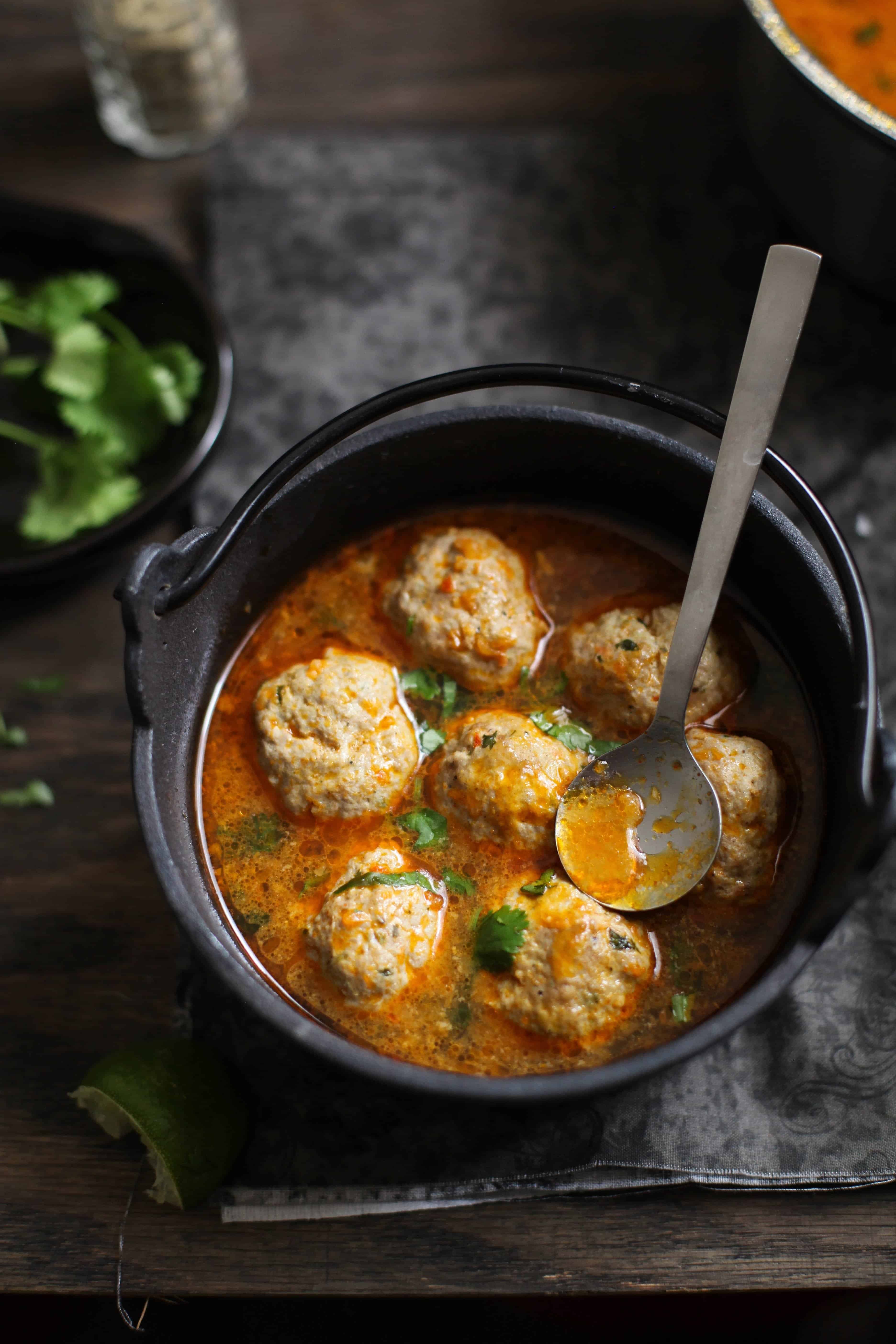 Mutton Meatball Soup, Sinfully Spicy