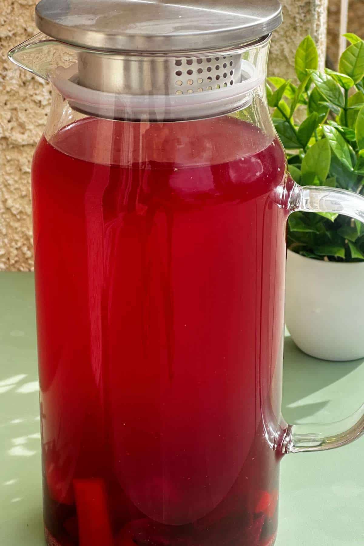 Kanji drink is left in the sun to ferment.