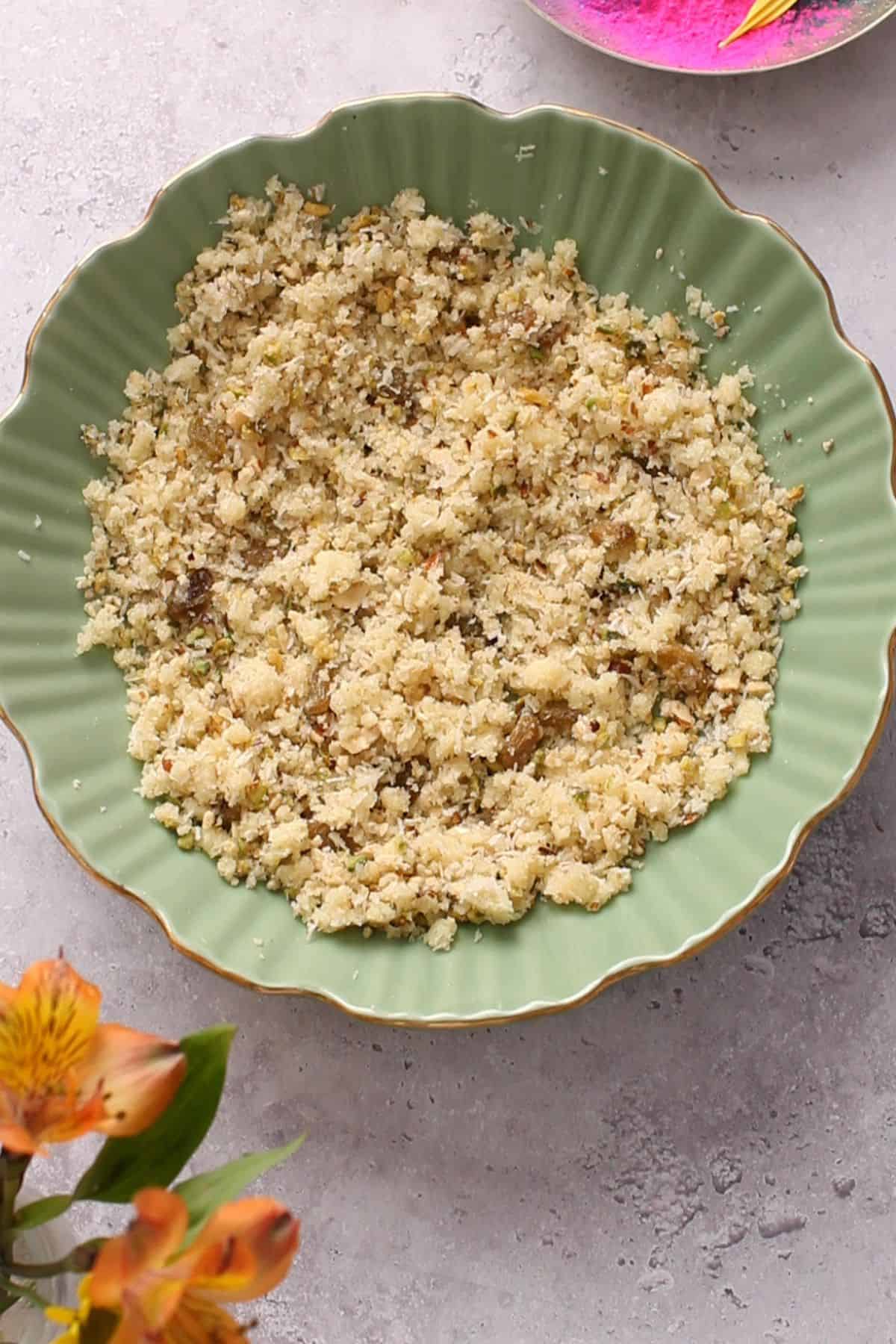 Mawa filling for gujiya is ready.