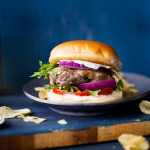 Spicy Lamb Burgers Featured Image.