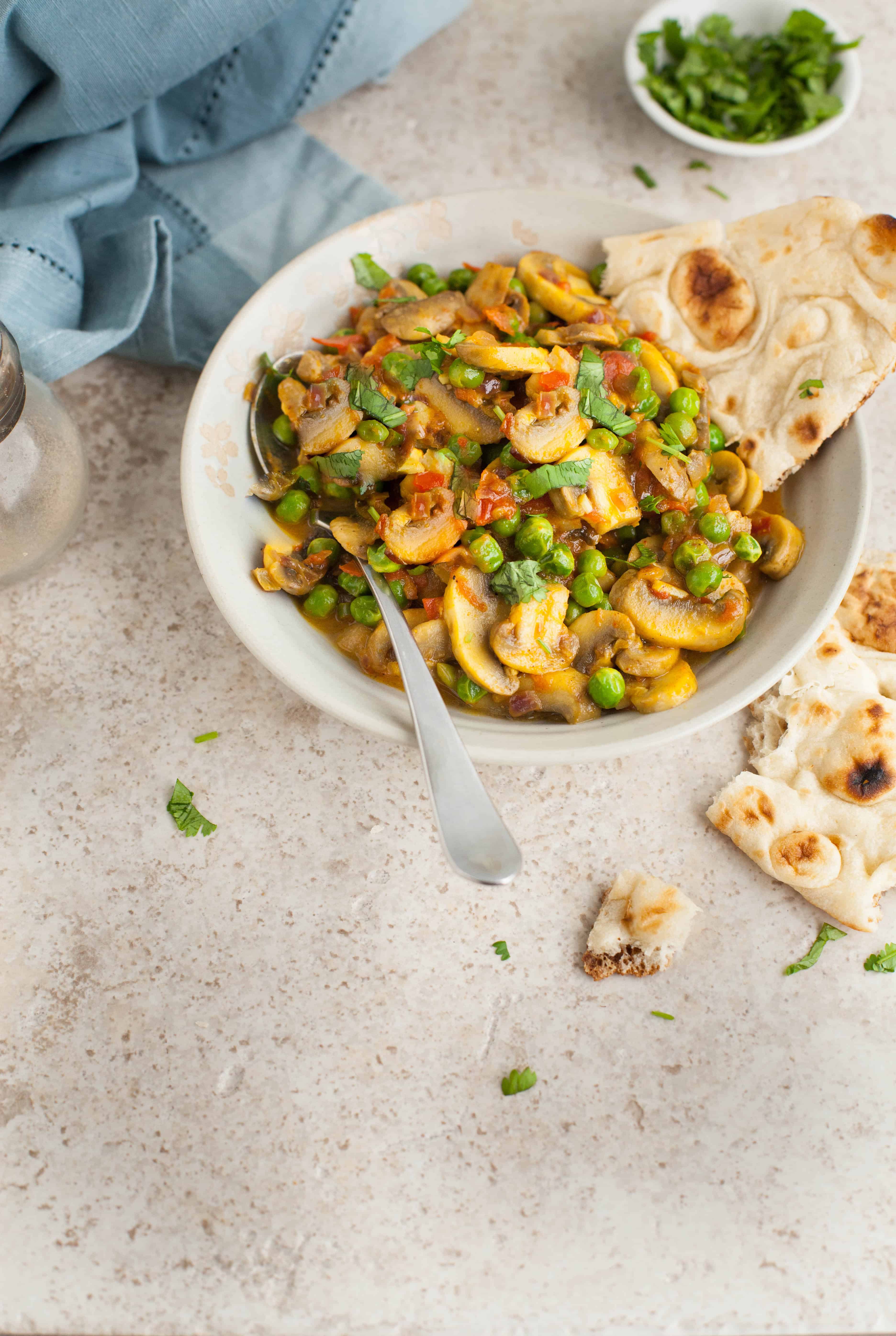 Sinfully Spicy - Mushroom Matar (peas) Stirfry01
