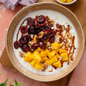 Sweet Dahi Poha Featured Image.