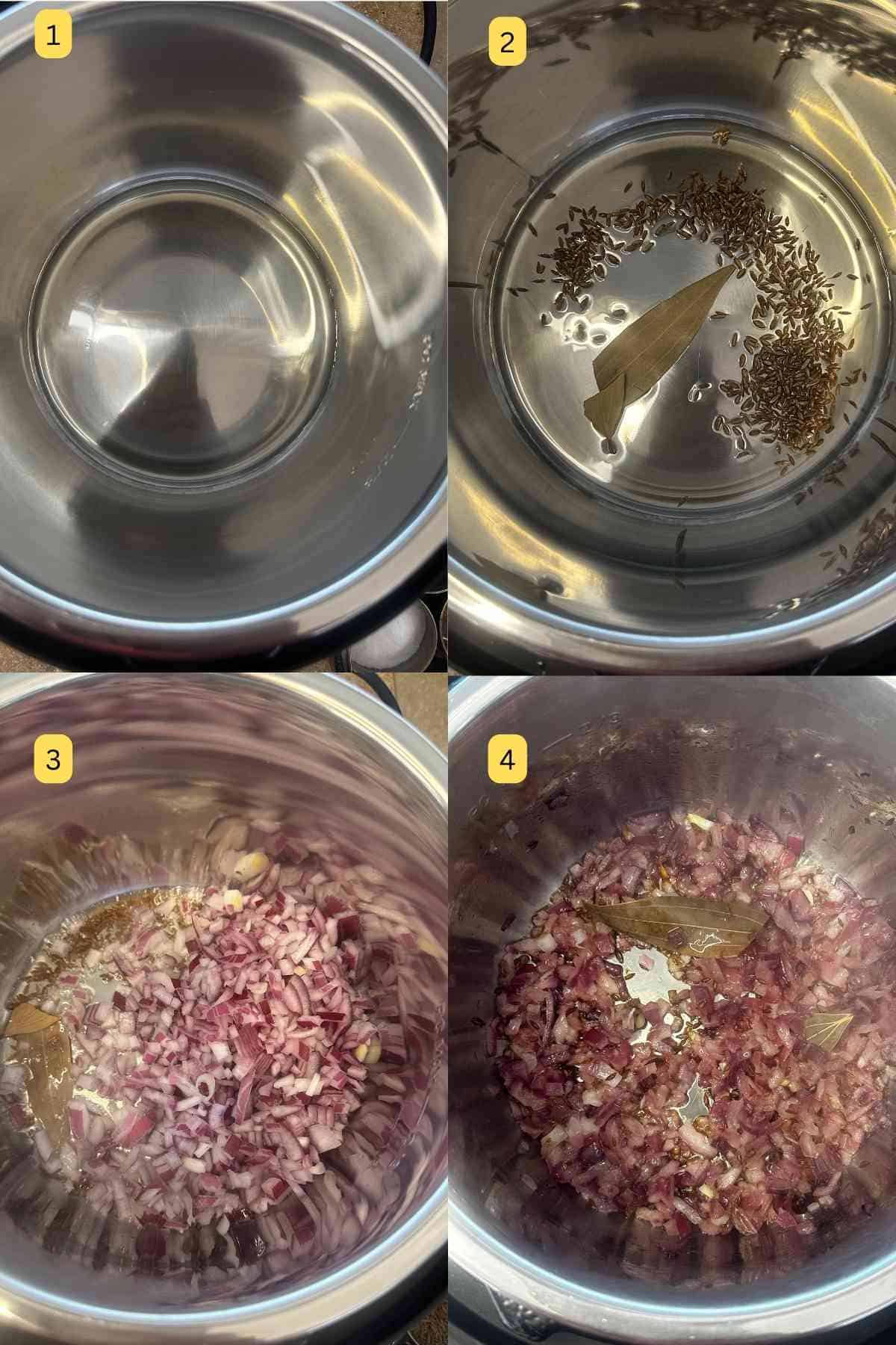 Making rajma recipe in instant pot.