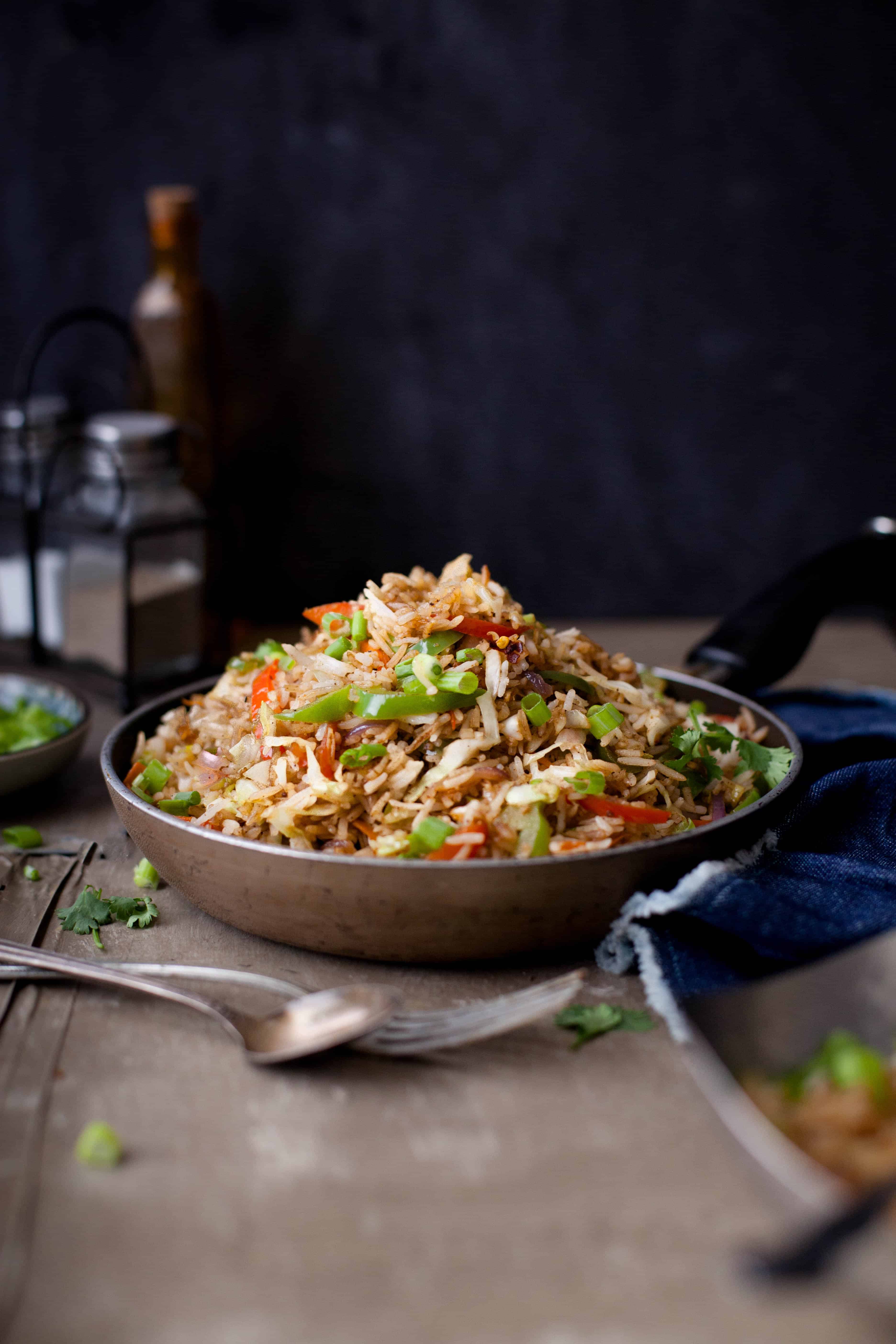 Sinfully Spicy: Vegetable Fried Rice #indochinese