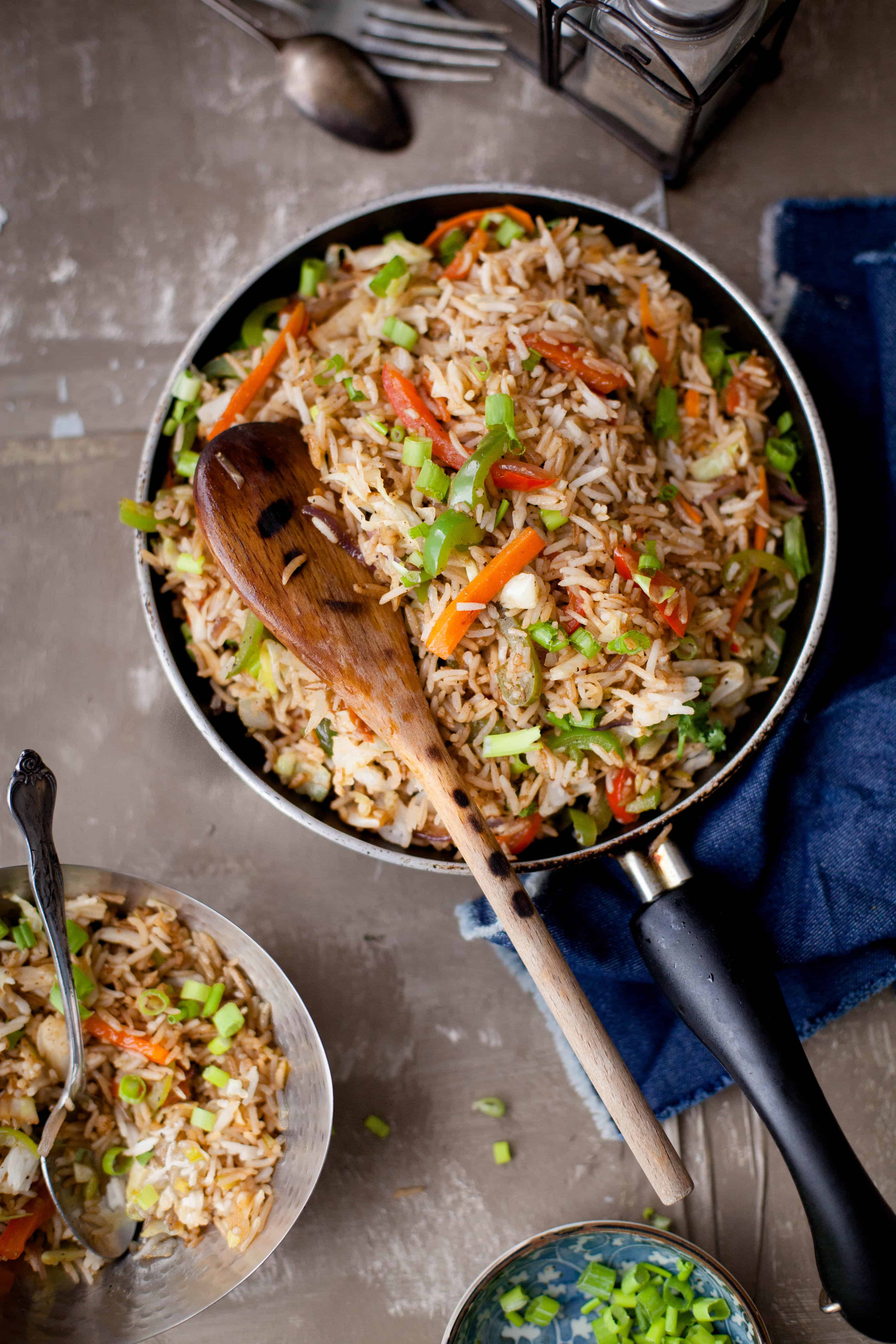 Sinfully Spicy: Vegetable Fried Rice #indochinese