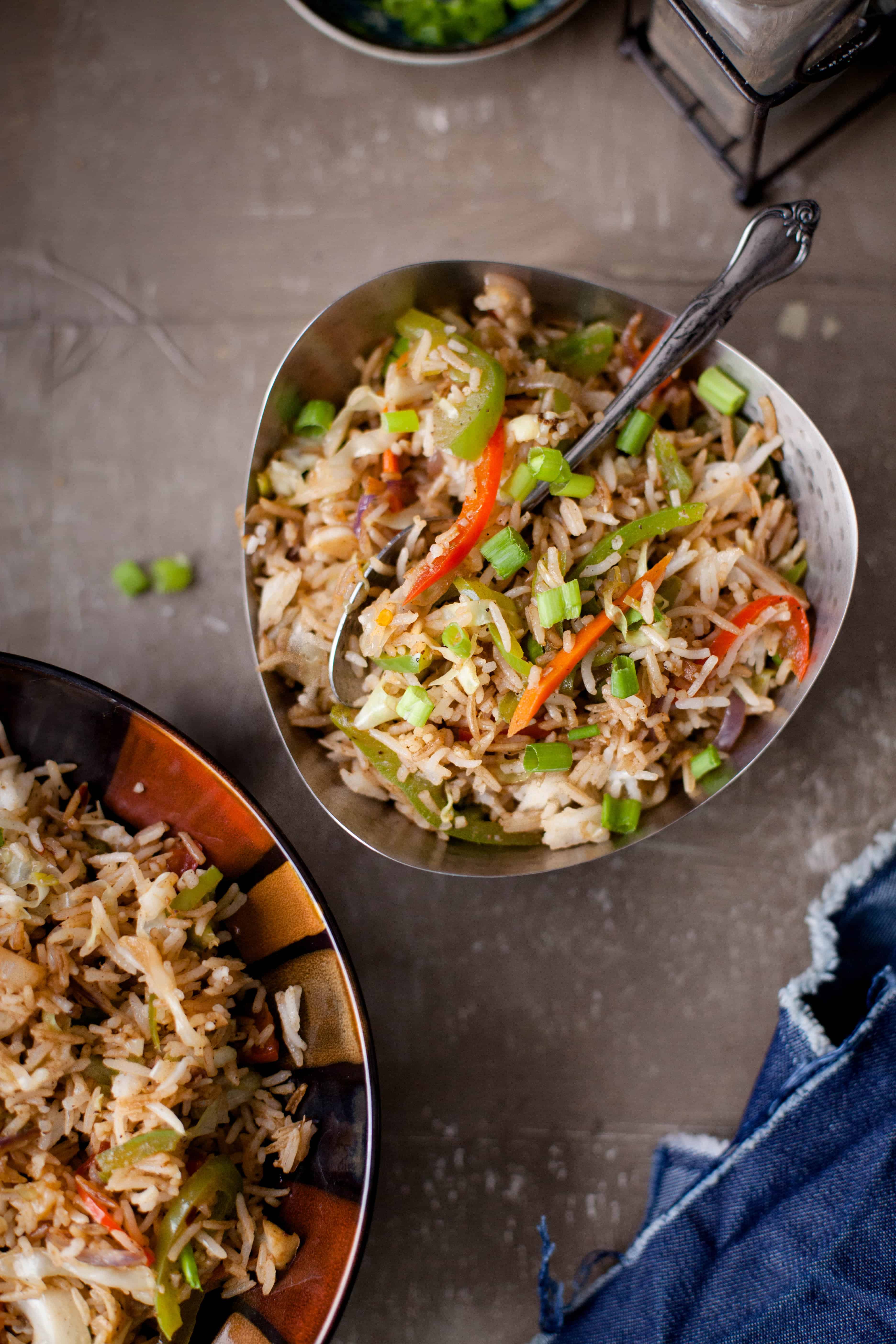 Sinfully Spicy: Vegetable Fried Rice #indochinese
