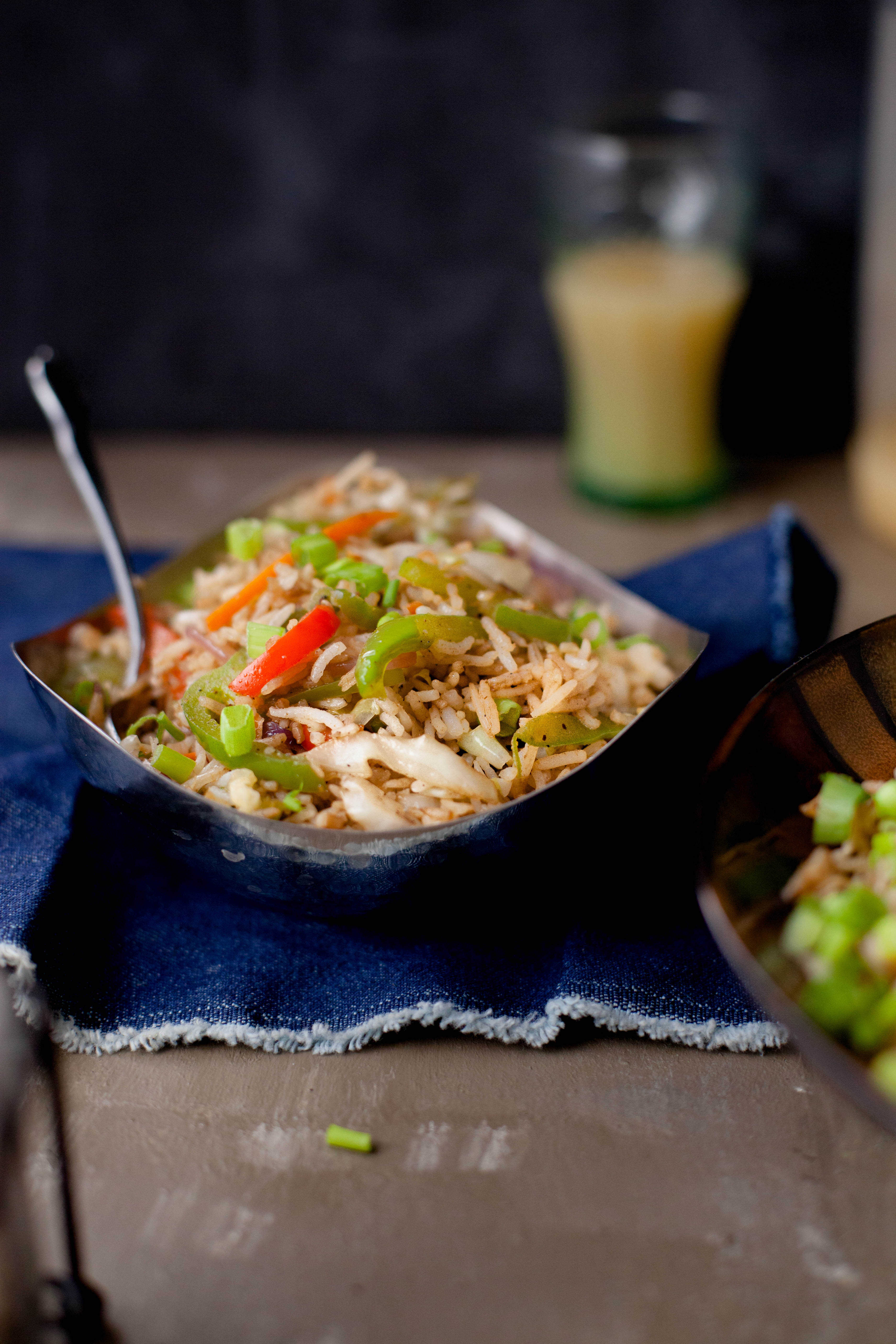 Sinfully Spicy: Vegetable Fried Rice #indochinese