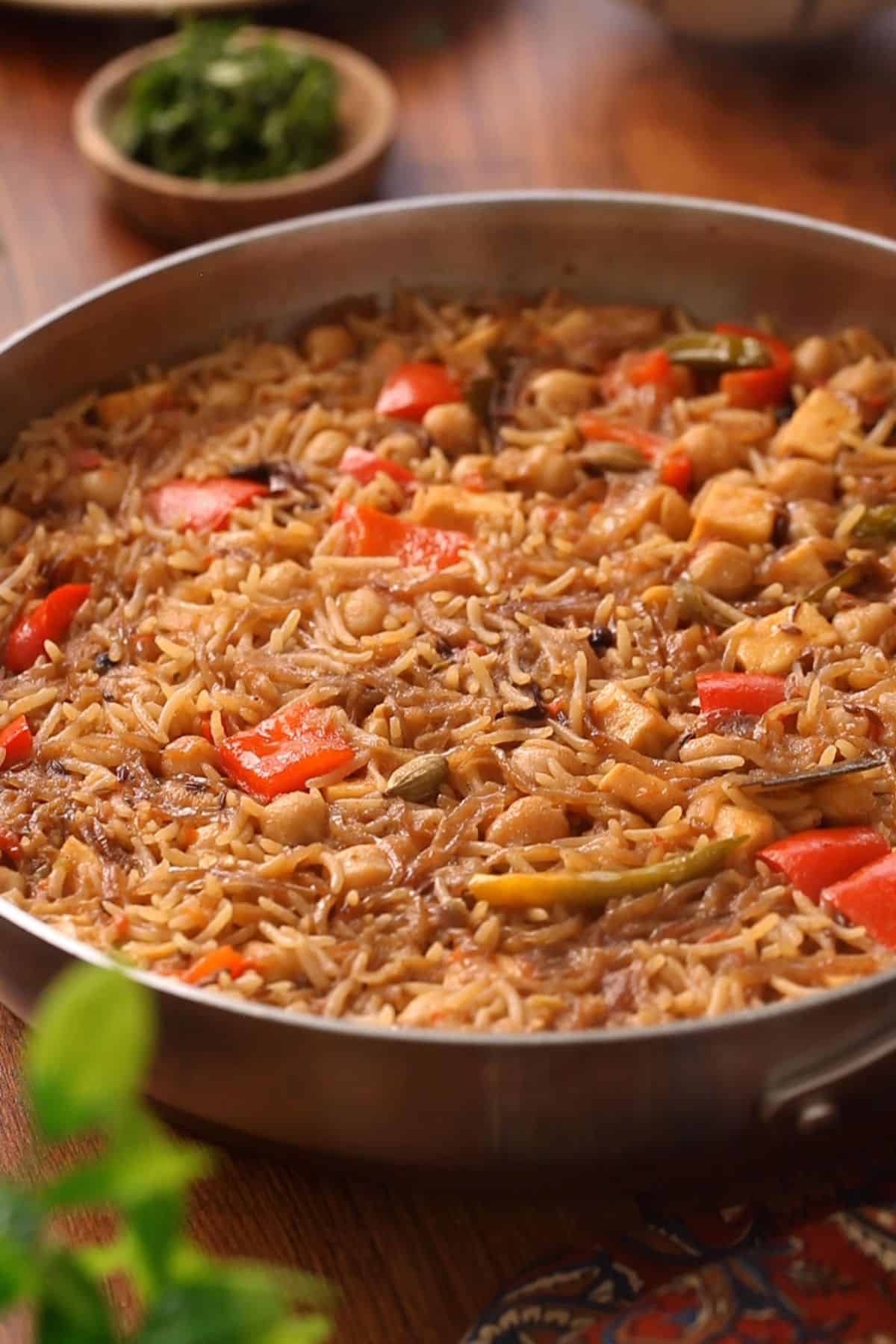 Chana pulao is ready! 