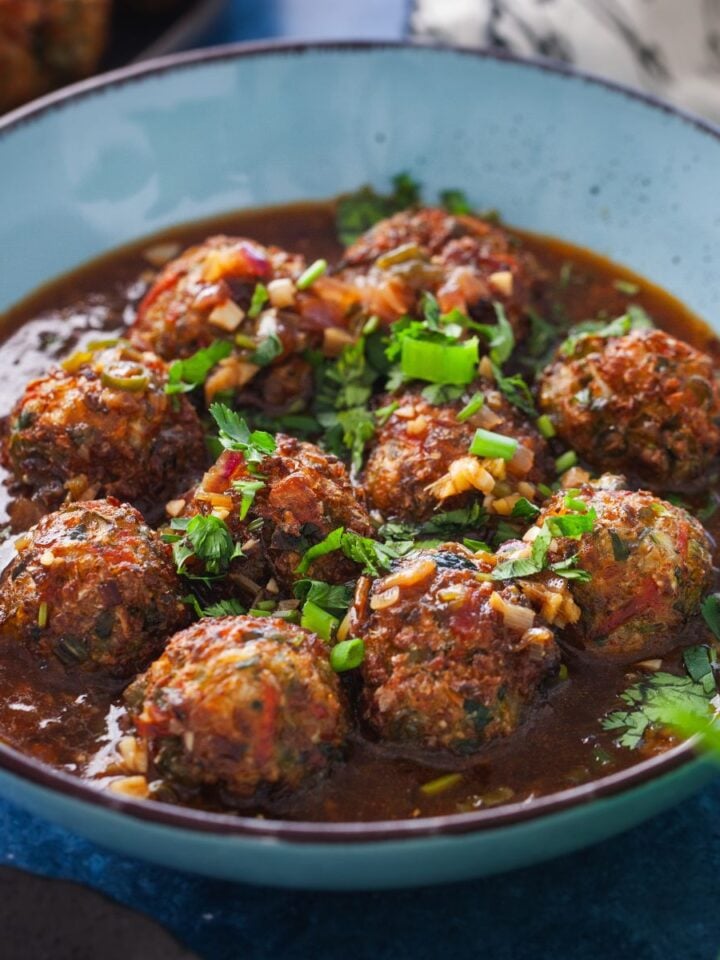 Vegetable Manchurian Featured Image.