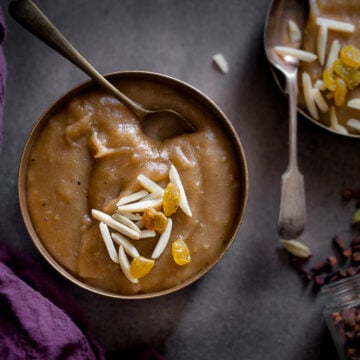 Atta halwa featured image.