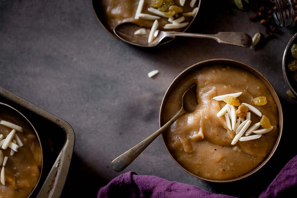 Sinfully Spicy: Atta Halwa (Whole Wheat & Jaggery Pudding)