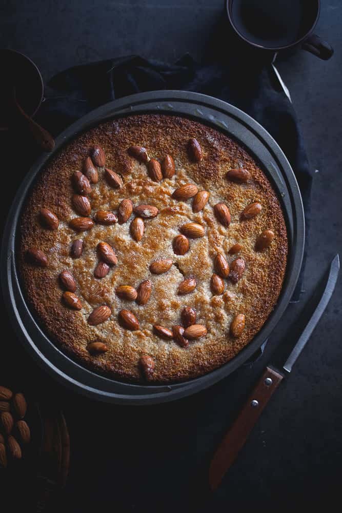 Sinfully Spicy: Semolina Almond Cake With Cardamom