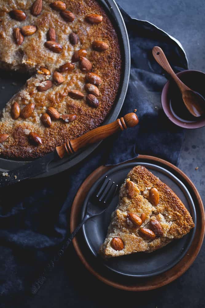 Sinfully Spicy: Semolina Almond Cake With Cardamom