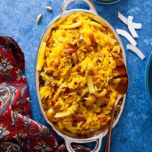 Instant Pot Zarda Recipe Featured Image.