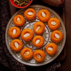 Sweet Potato Milk Peda Featured Image