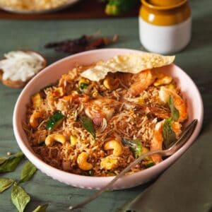 Zucchini, Shrimp & Tamarind Rice Pilaf Featured Image.