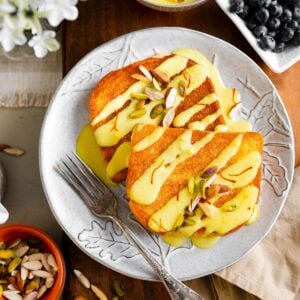 Brioche Toast with rabdi featured image.