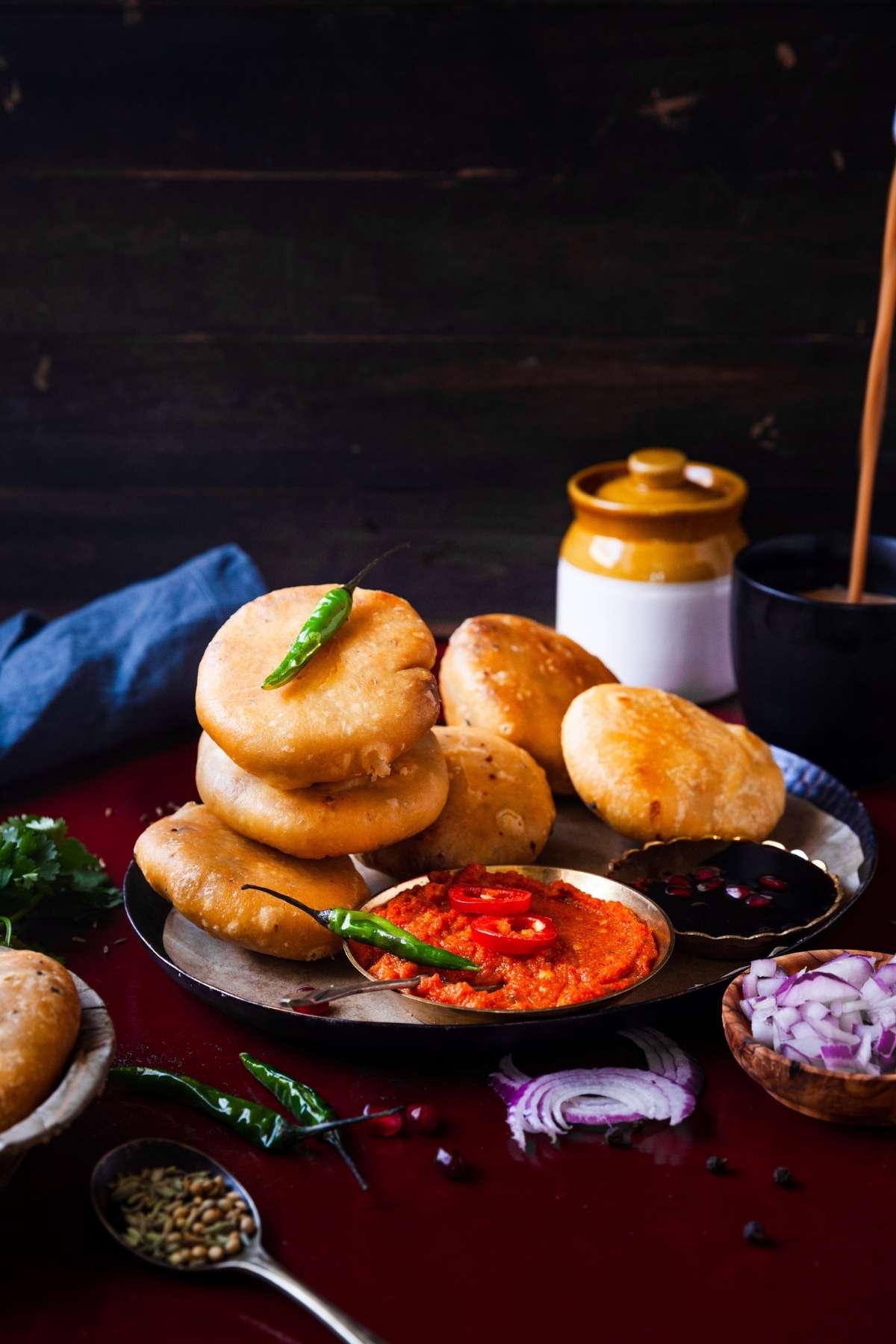 Kachori with Chai