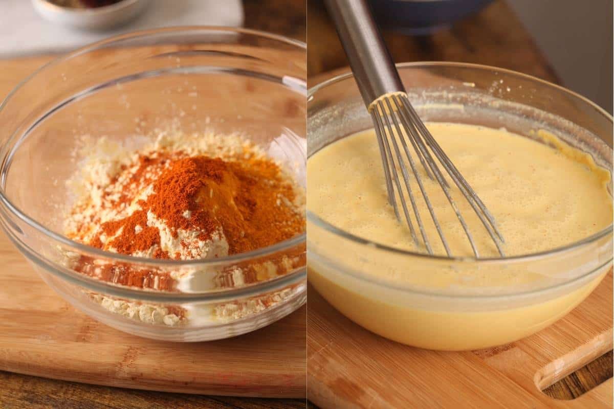 Yogurt, Spices & Gram Flour Mixture