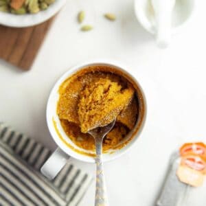 Chai mug Cake featured Image.