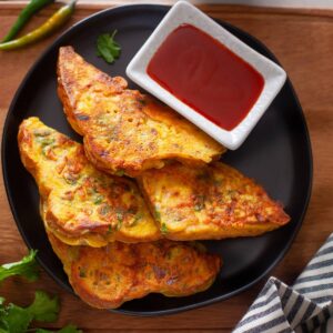 Besan toast featured Image.