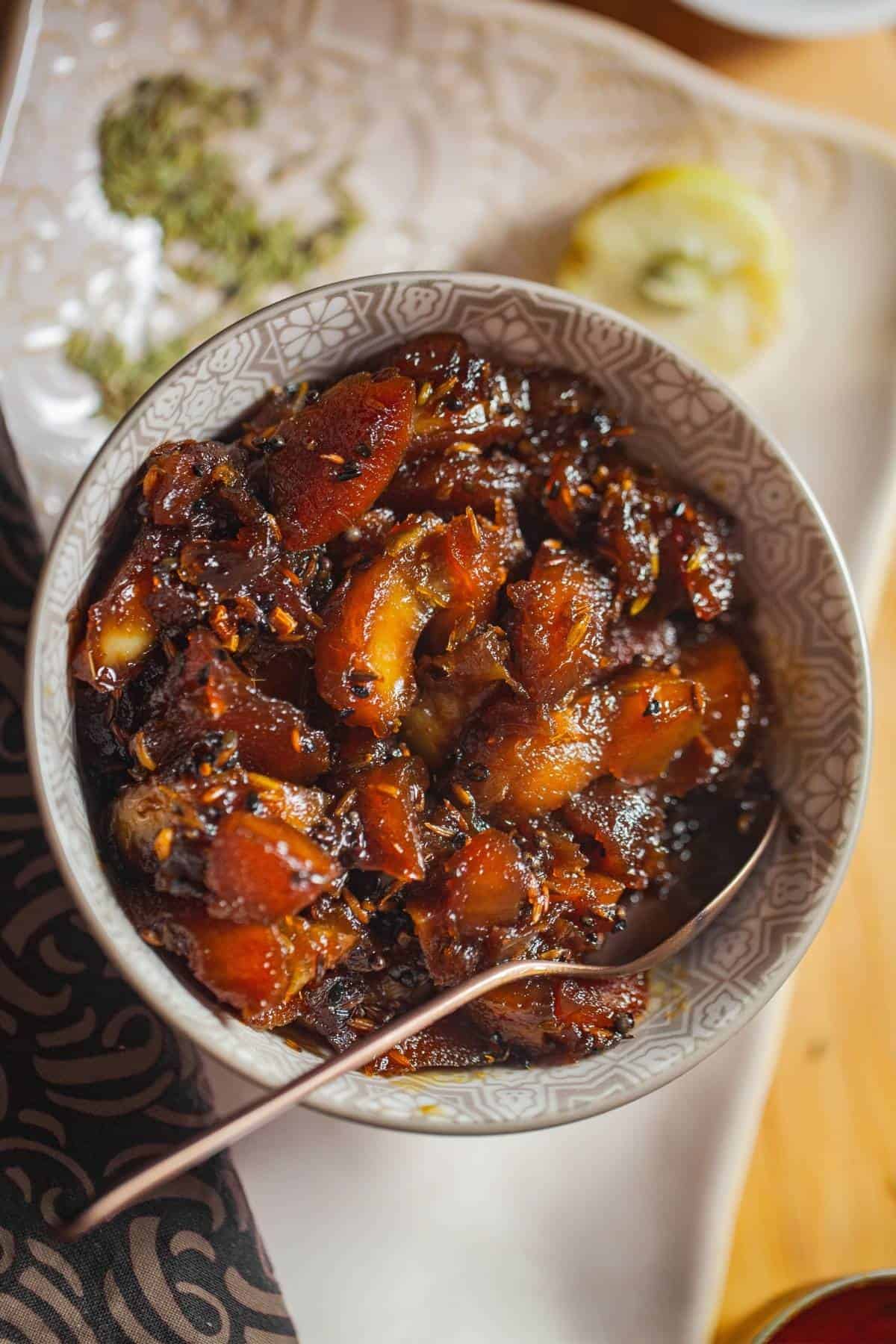 Seet & Sour Amla Chutney Closeup 