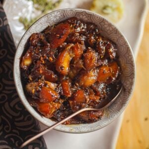Closeup shot of Indian Gooseberry chutney