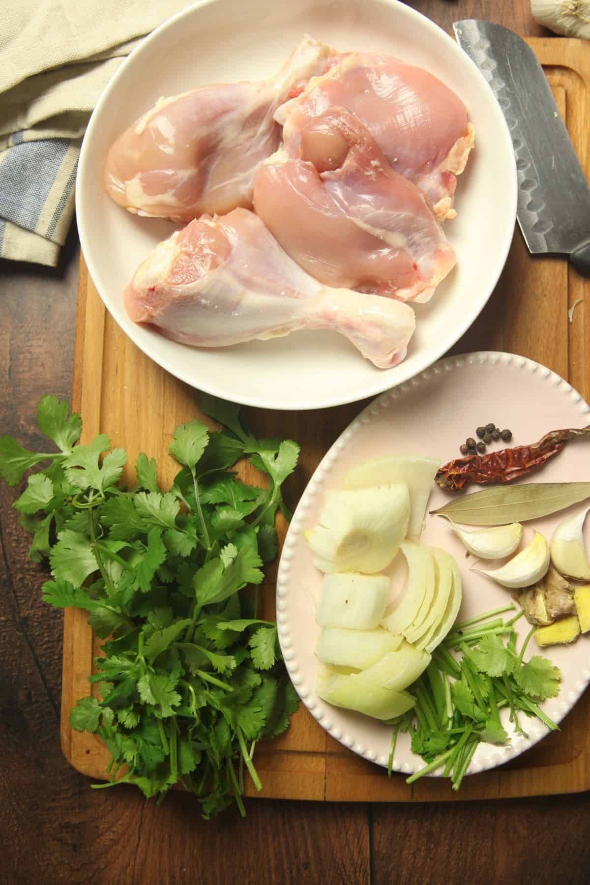 Sinfully Spicy-Chicken Shorba Ingredients