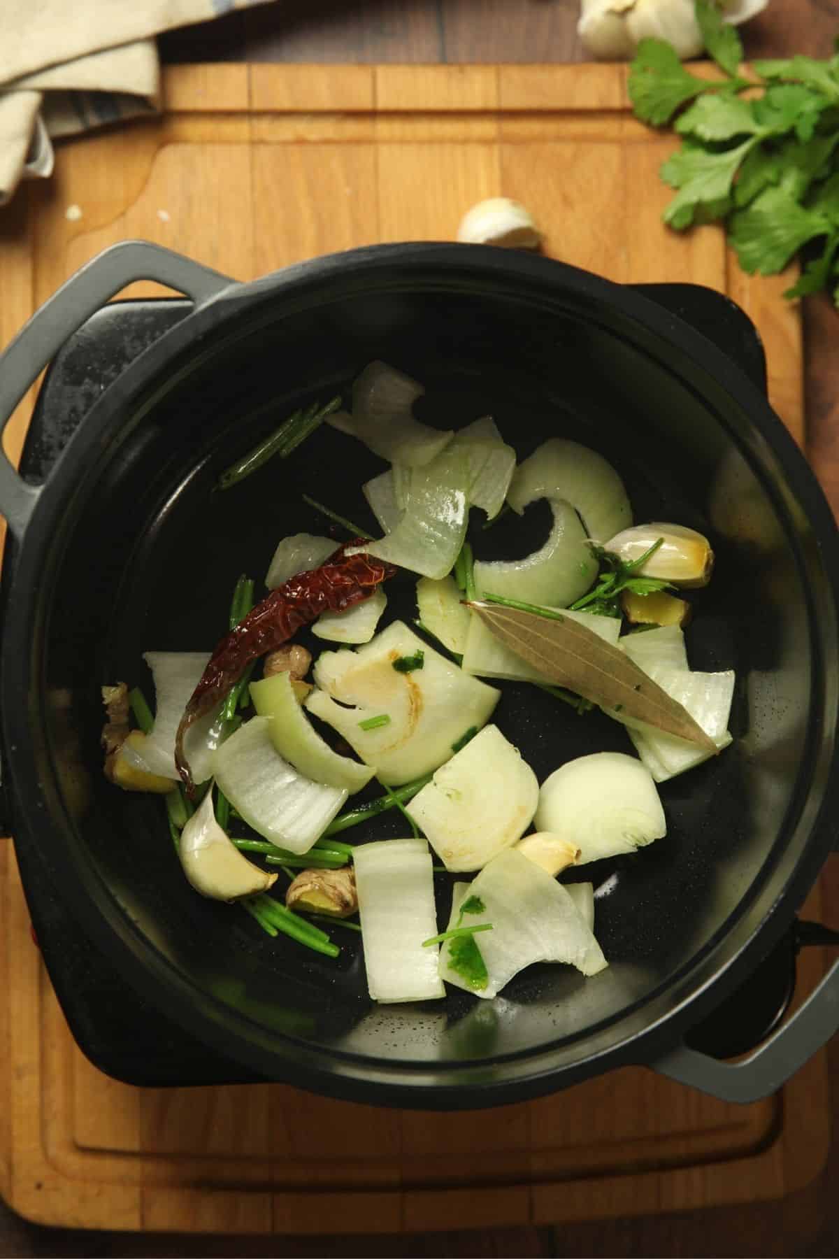 Sinfully Spicy-Chicken Shorba Process Step1