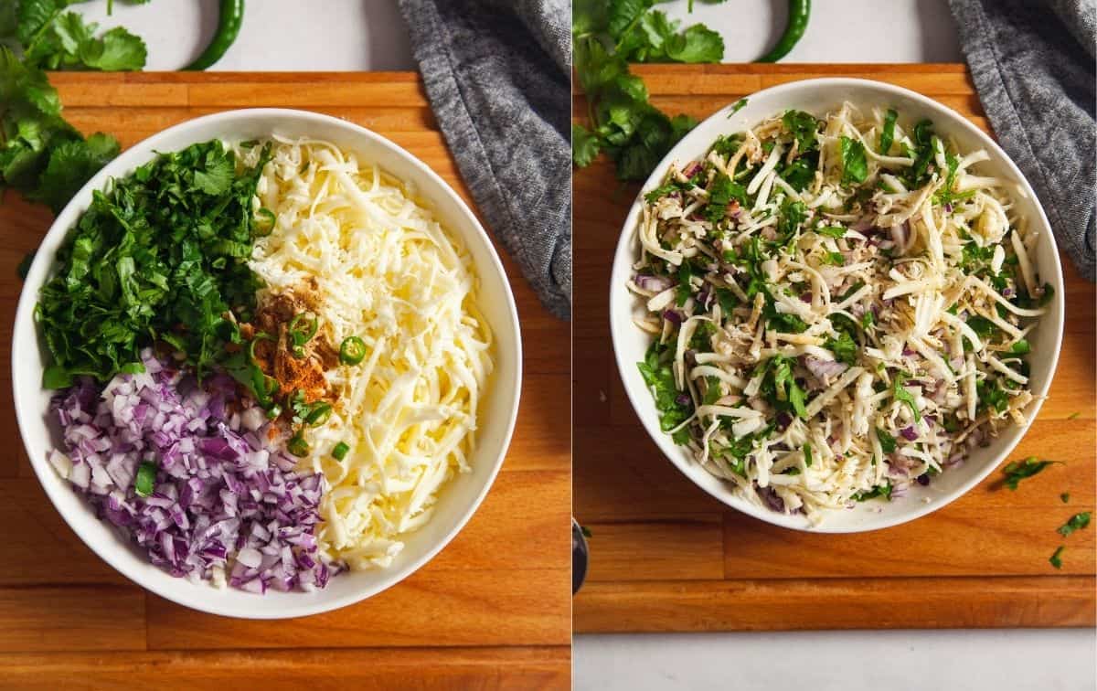 Paneer Stuffing For Paratha