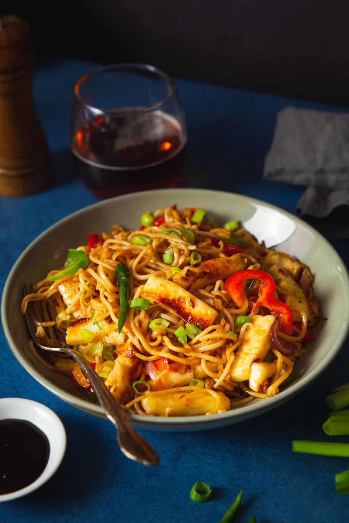 Sinfully Spicy - Stirfried Paneer & Noodles