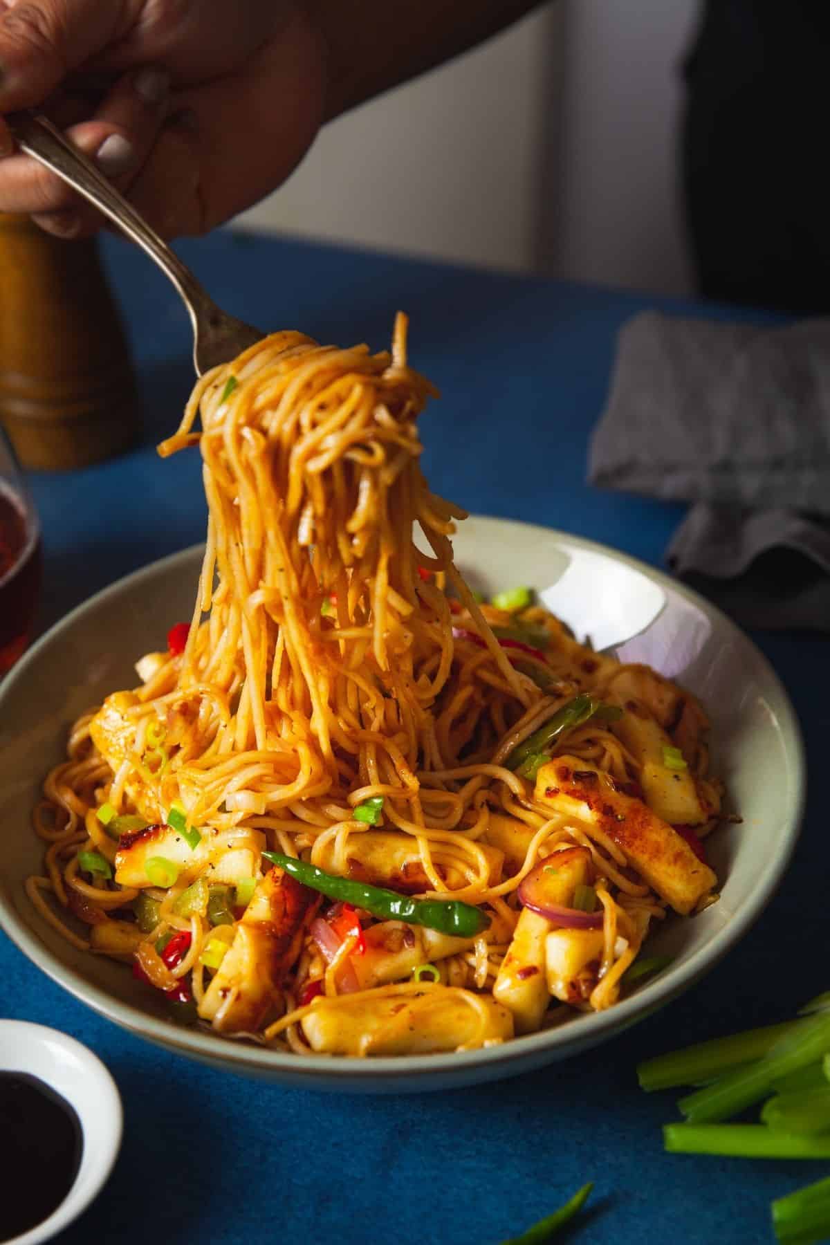 Paneer Chowmein Noodles Ready to Eat