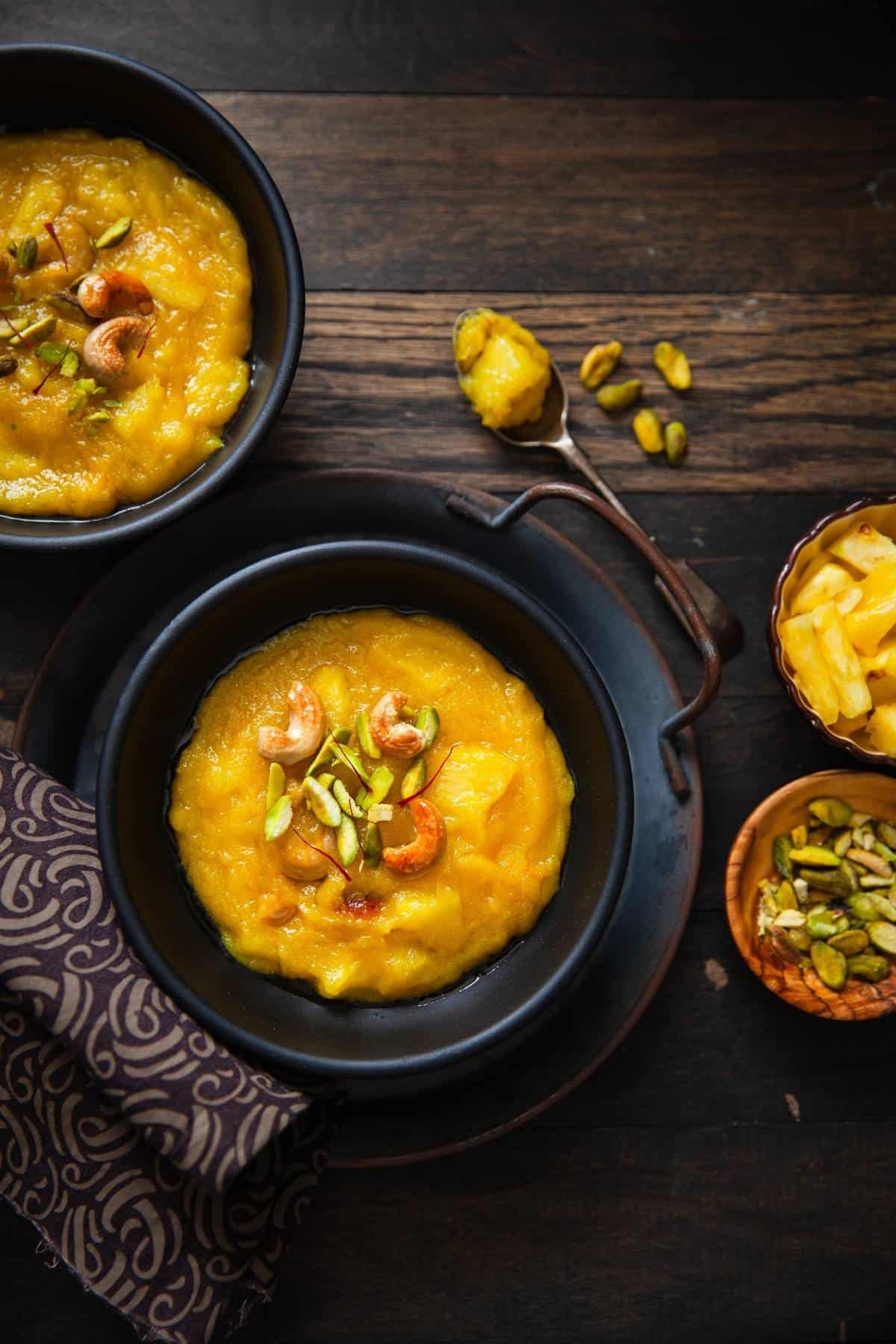 Sinfully Spicy - Pineapple Halwa or Pineapple Sheera