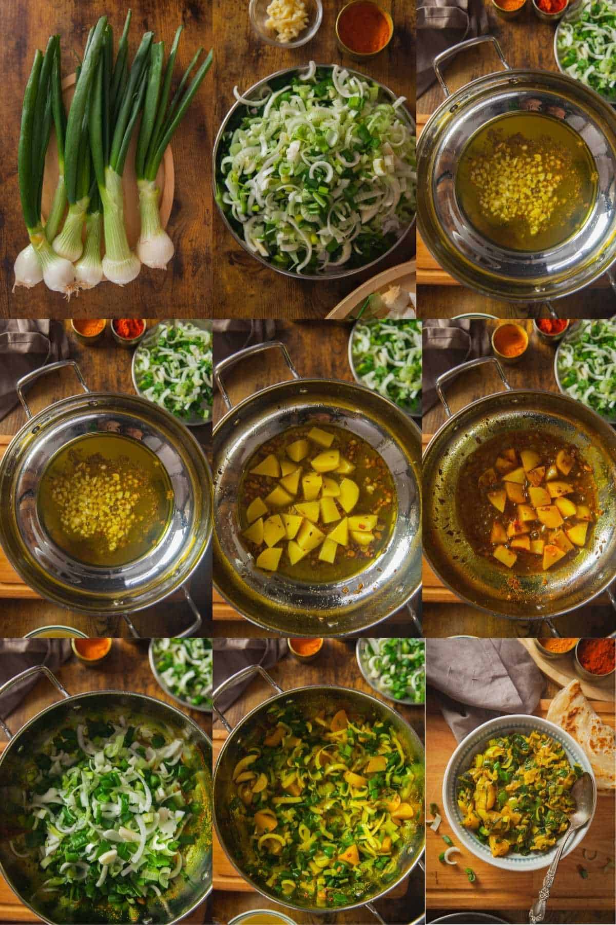 Sinfully Spicy - Step By Step of Making Hare Pyaz Ki Sabzi