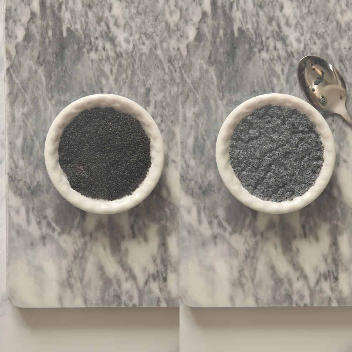 Soaked Sweet Basil Seeds