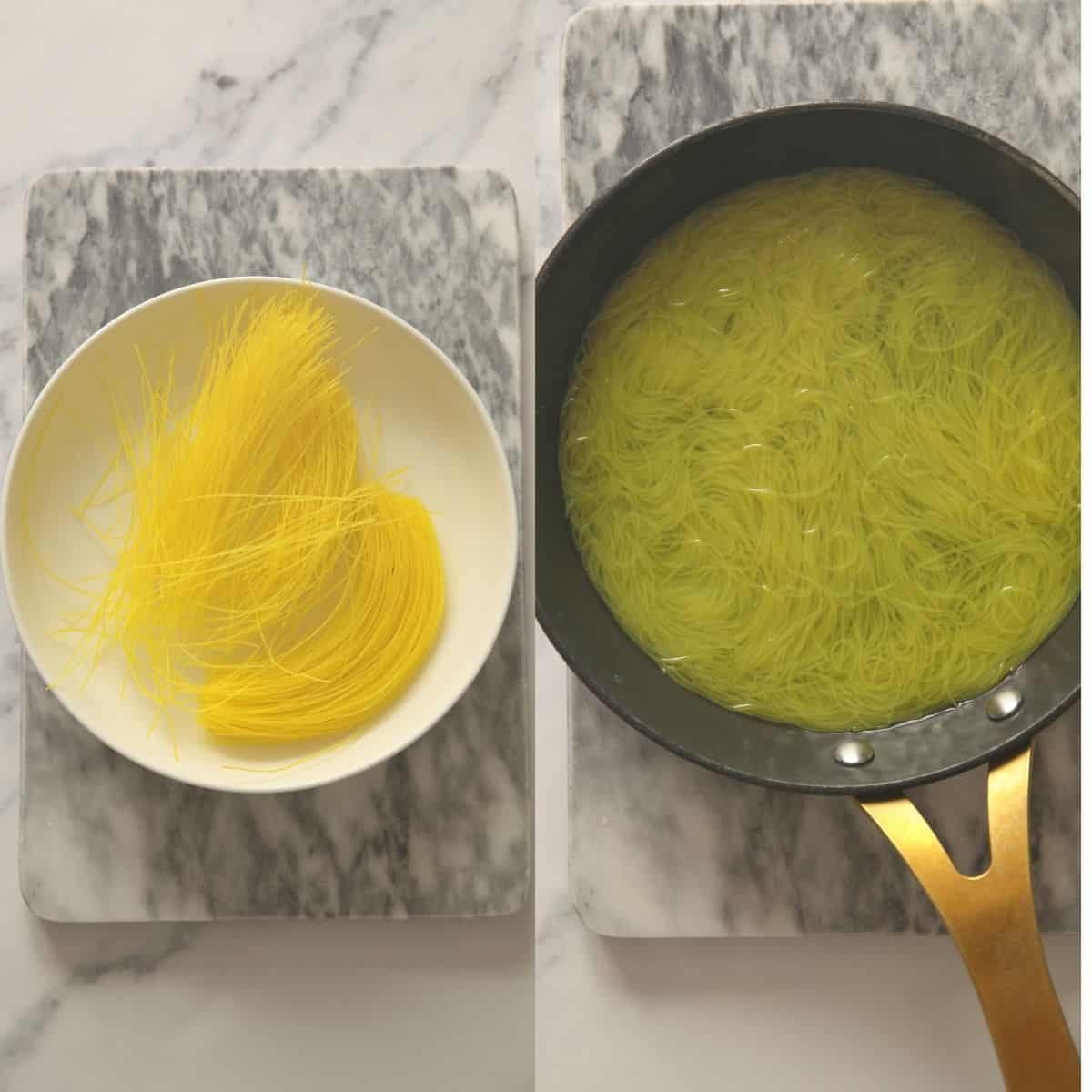 Falooda Vermicelli Cooked al dante