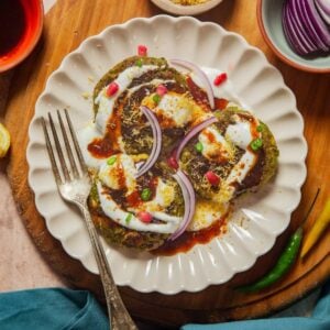 Matar Paneer Tikki Chaat Featured Image