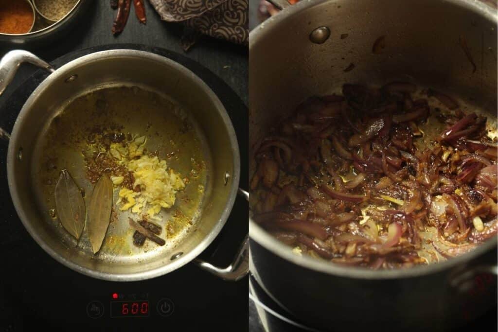 Caramelized Onions & Whole Spices