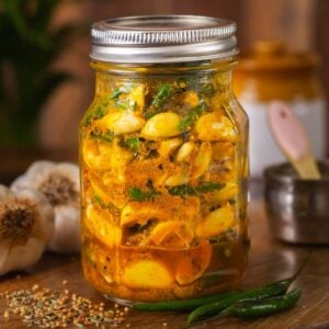 Spicy Garlic Achaar (Pickle) Featured Image