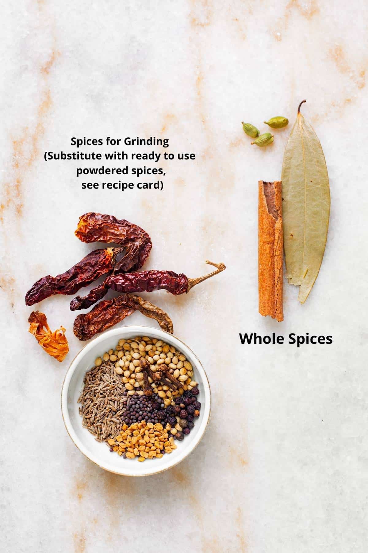 Indian Whole Spices For making fresh spice powder