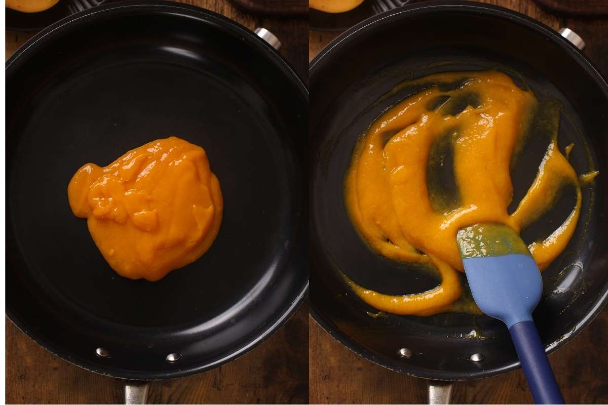 Fresh mango puree reduced till jammy