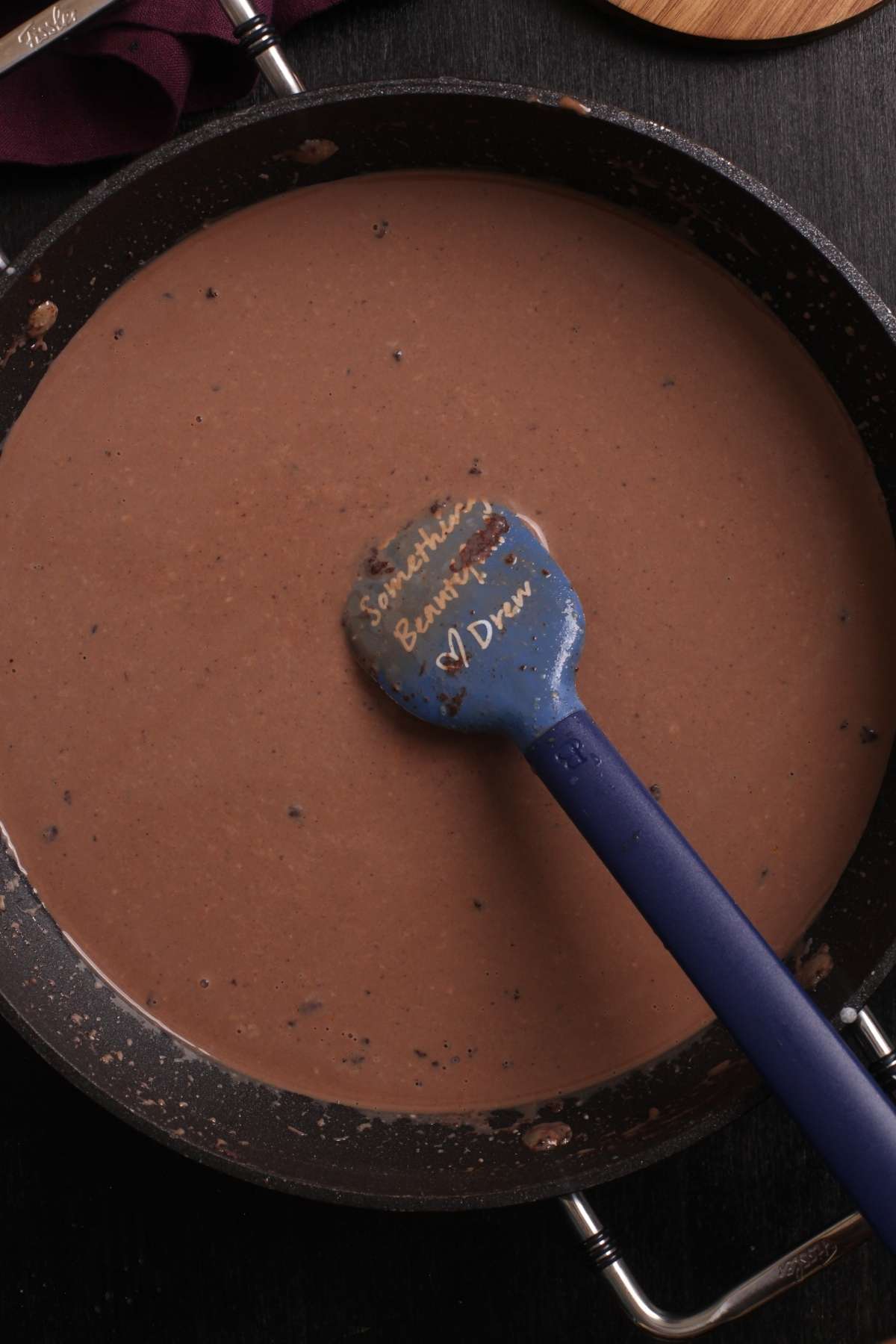 Kulfi base is reading to put in moulds. 