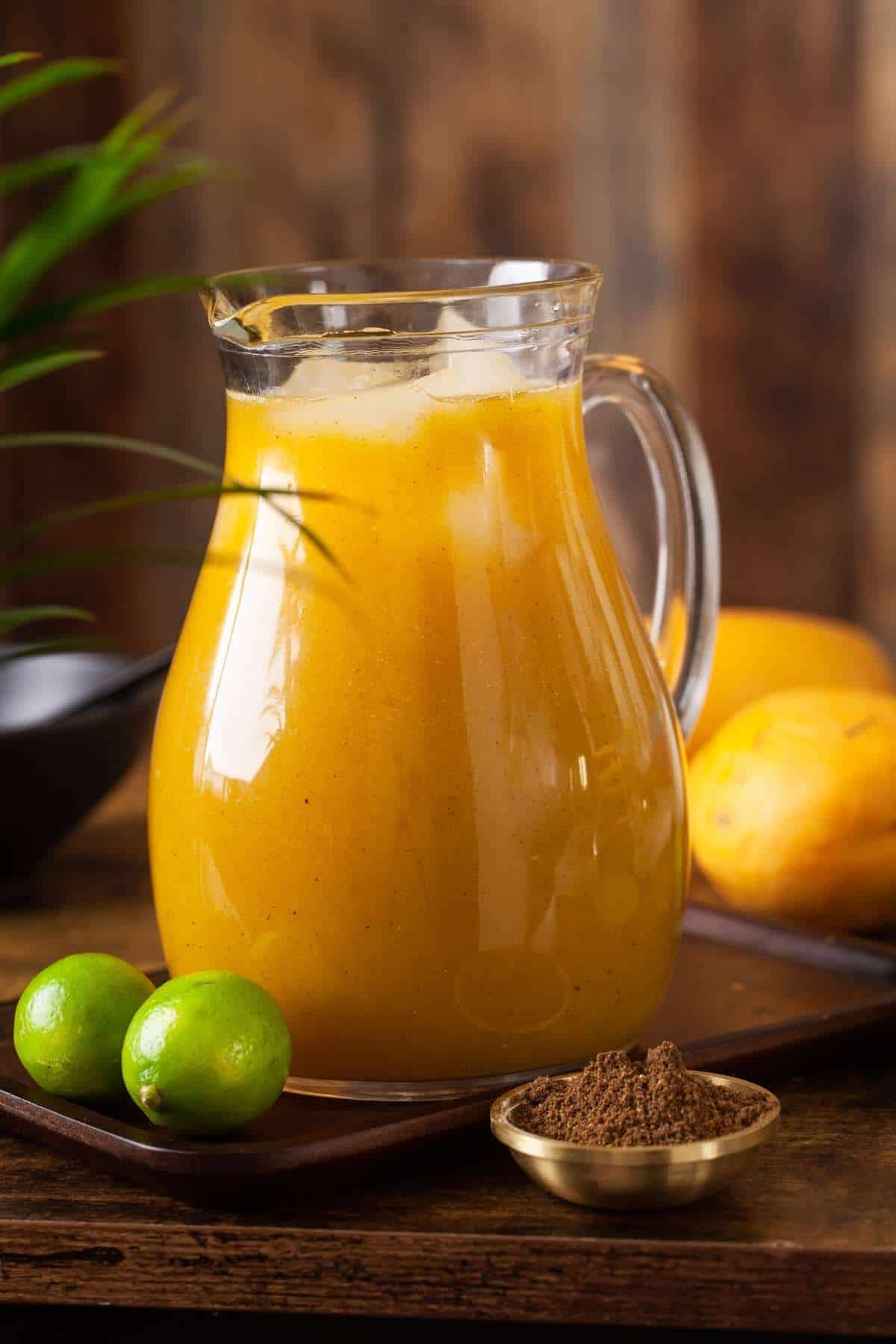 Pitcher of Indian mango Lemonade