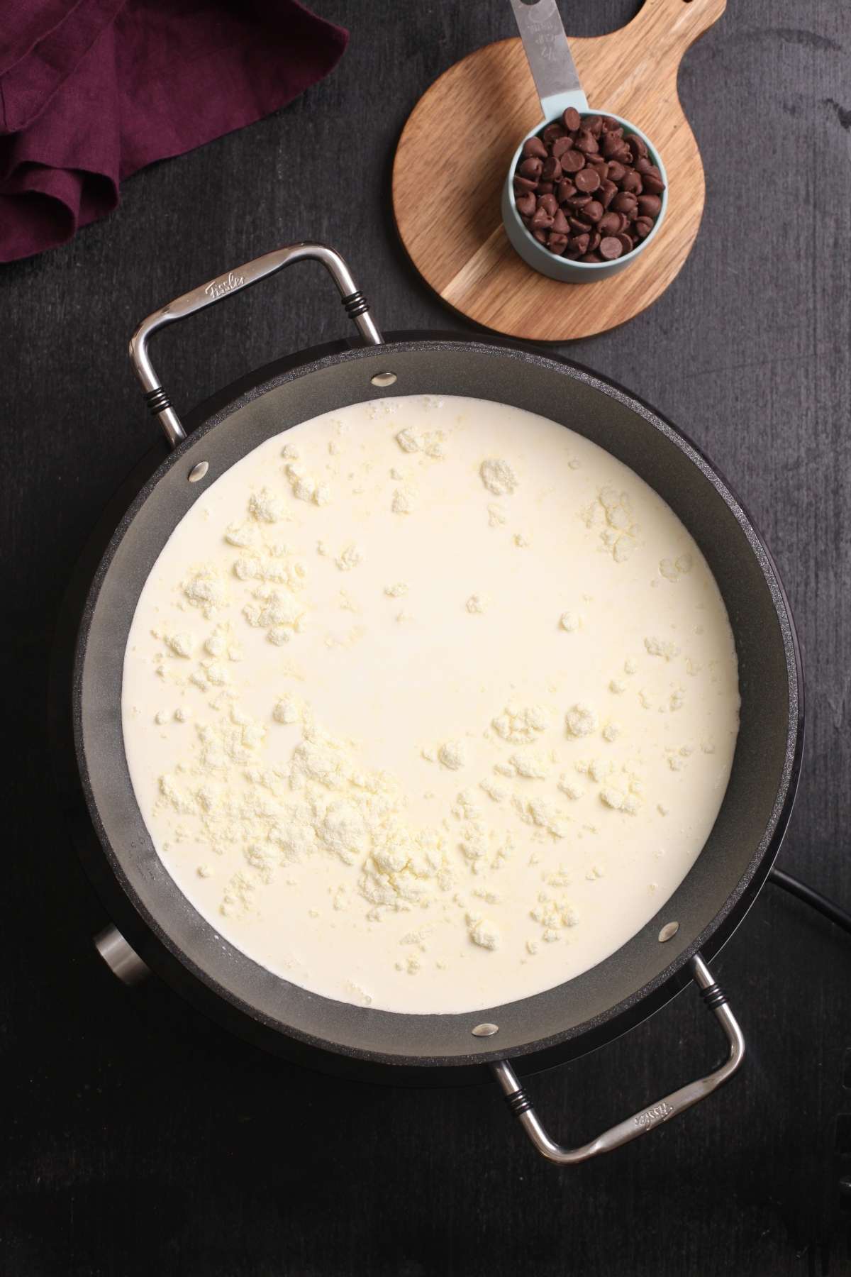 Boiling Milk in a large pot