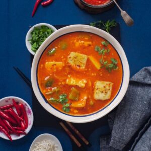 Paneer in Hot Garlic Sauce Featured Image.