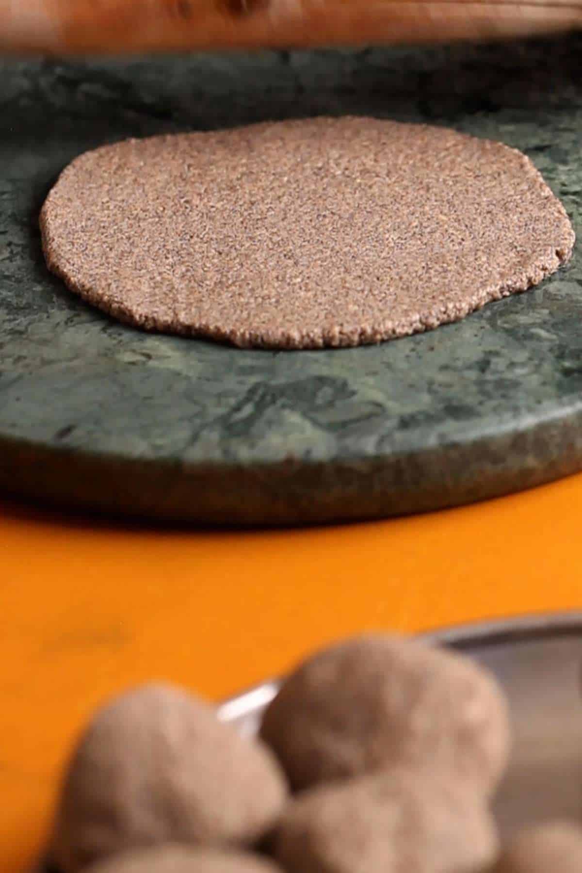 Rolled kuttu ki Poori.